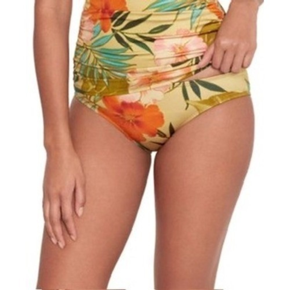 NWT Lauren Ralph Lauren Women's Printed Hipster Bikini Bottoms Size 4 $65